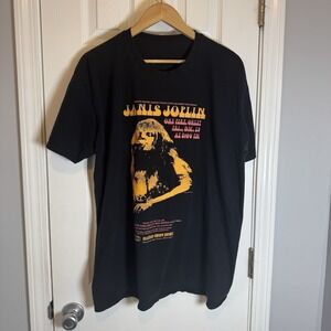 Janis Joplin‎ Madison Square Garden 1969 Black 2X unisex T shirt